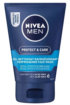 NIVEA MEN PROTECT  CARE VERFRISSENDE FACE WASH 100ML